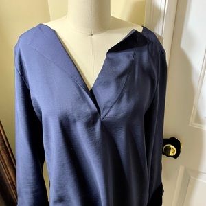 COS navy blouse